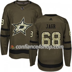 Adidas Maillot de Hockey Dallas Stars Jaromir Jagr 68 2017-2018 Camo Vert Authentic - Homme